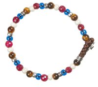 Bracciale Gerba Uomo Lab in Argento Pietre dure 181